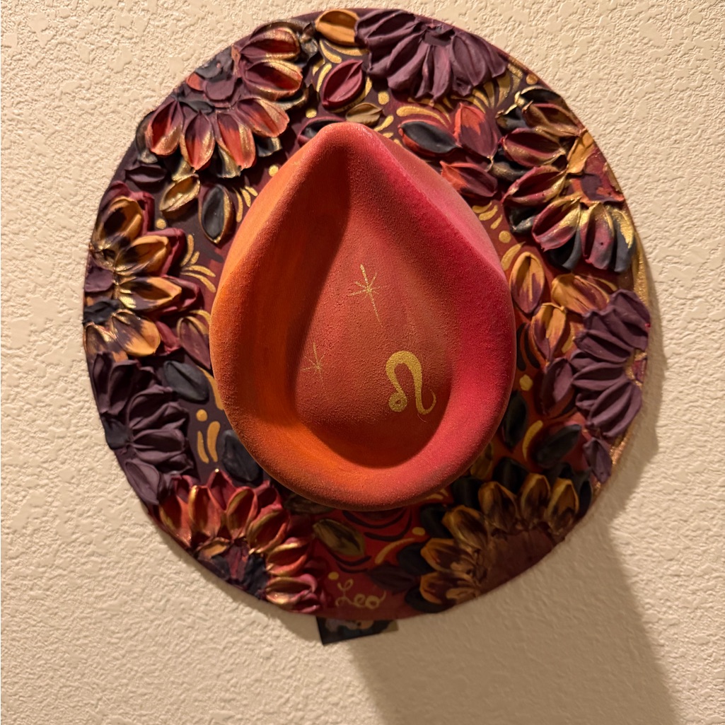 Stylish Red And Purple Women's Hat
